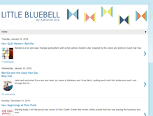 Tablet Screenshot of littlebluebell.com